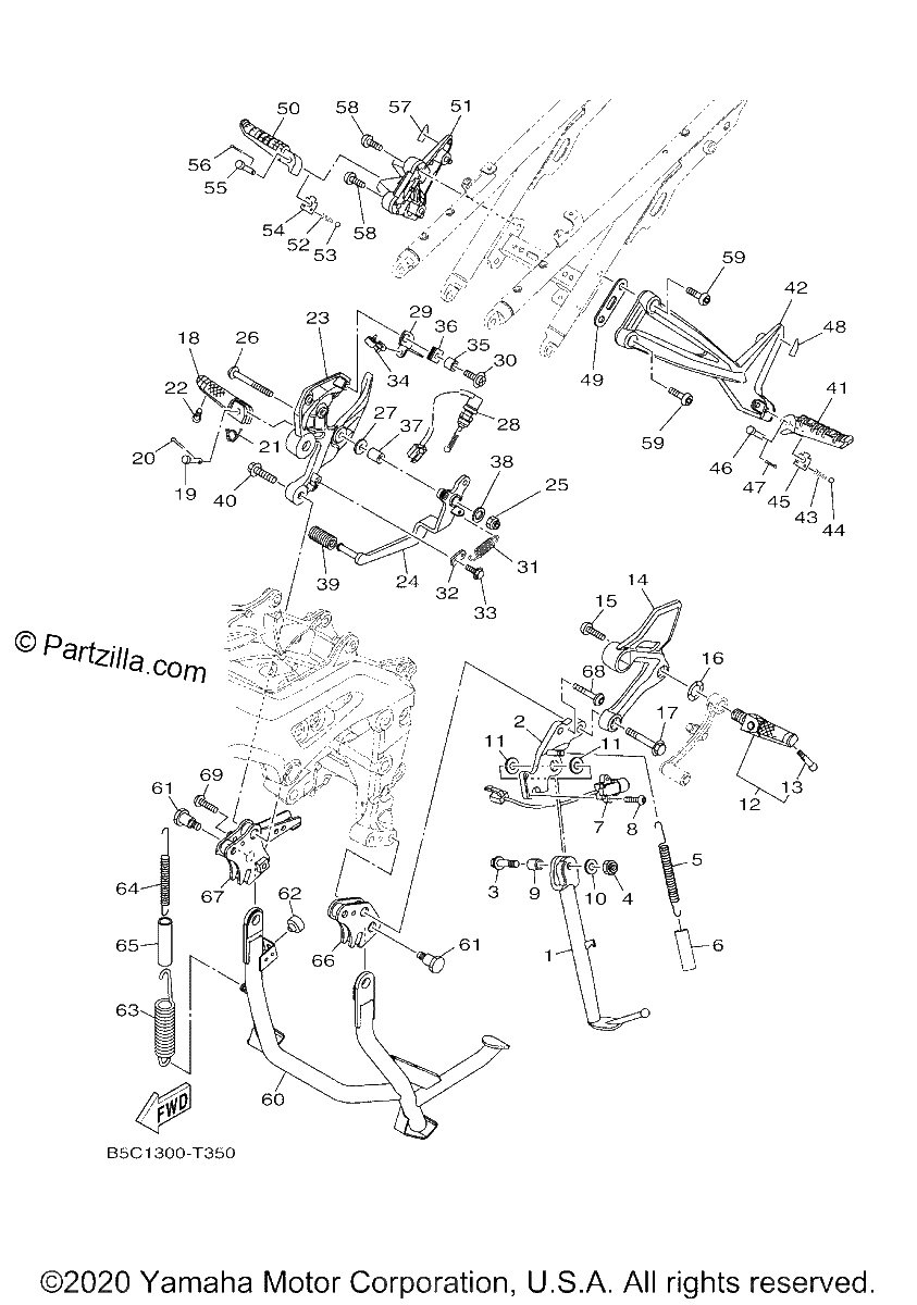 Diagrama de STAND FOOTREST