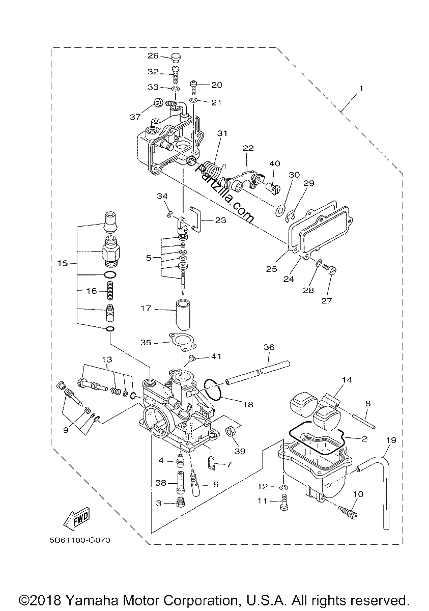 Diagrama de CARBURETOR