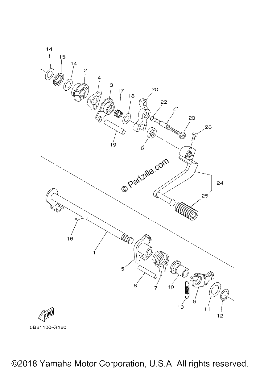 Diagrama de SHIFT SHAFT