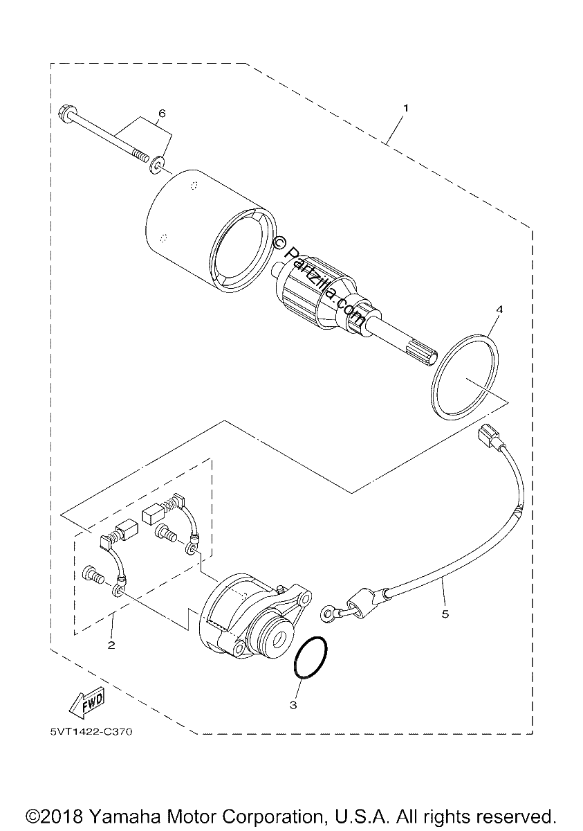 Diagrama de STARTING MOTOR