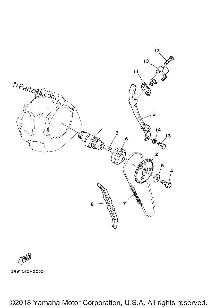 Diagrama de CAMSHAFT CHAIN
