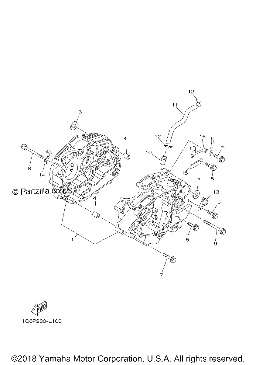 Diagrama de CRANKCASE