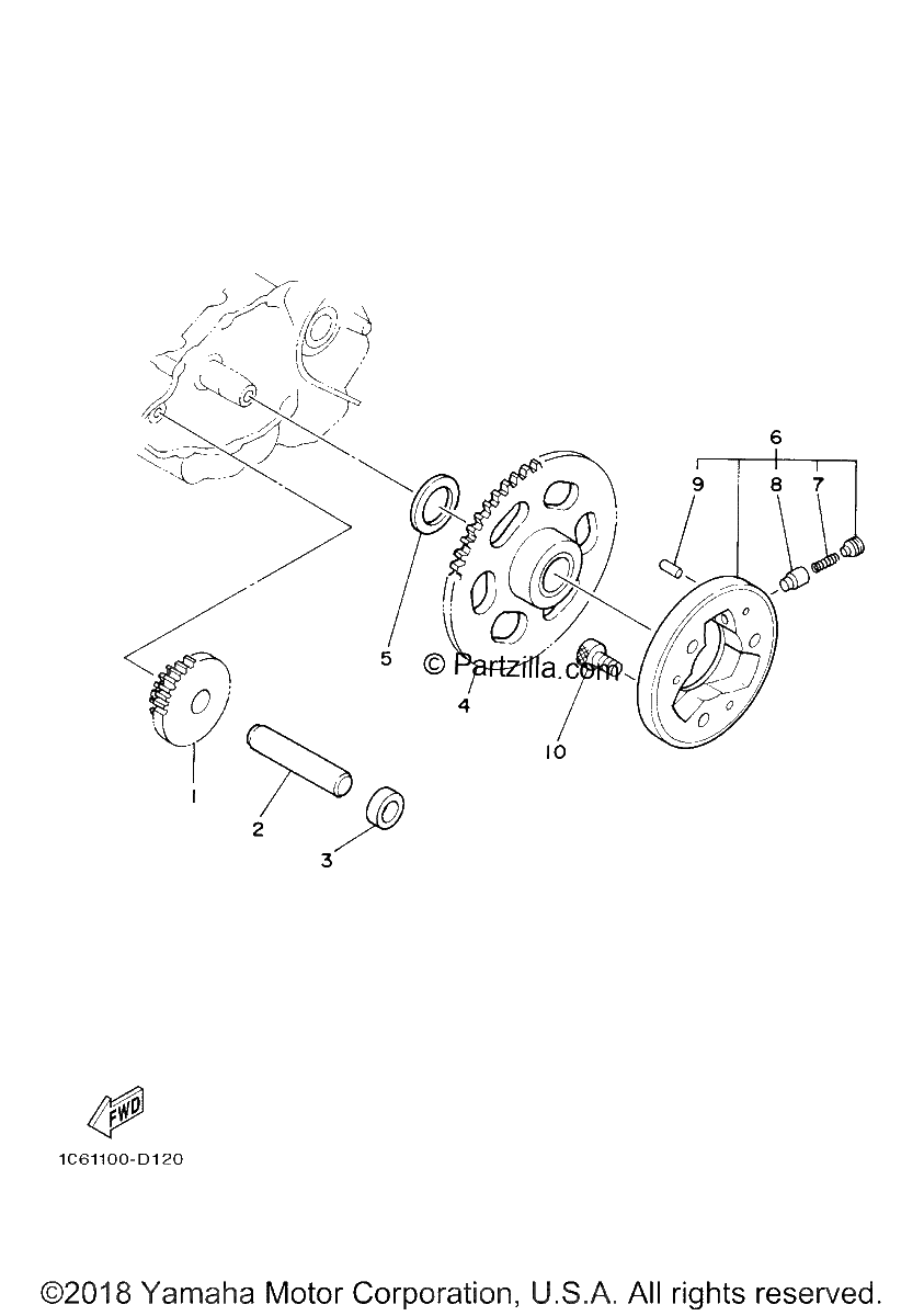 Diagrama de STARTER CLUTCH