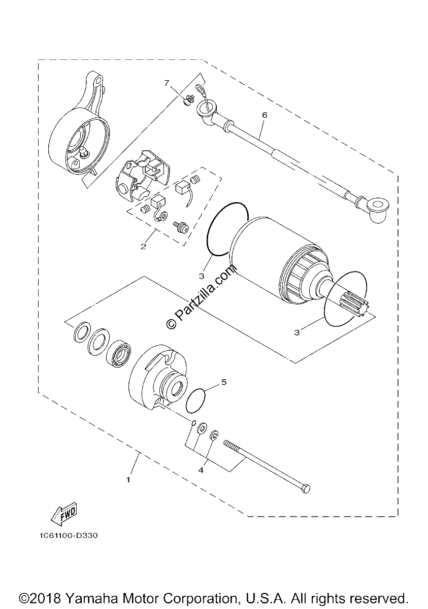 Diagrama de STARTING MOTOR