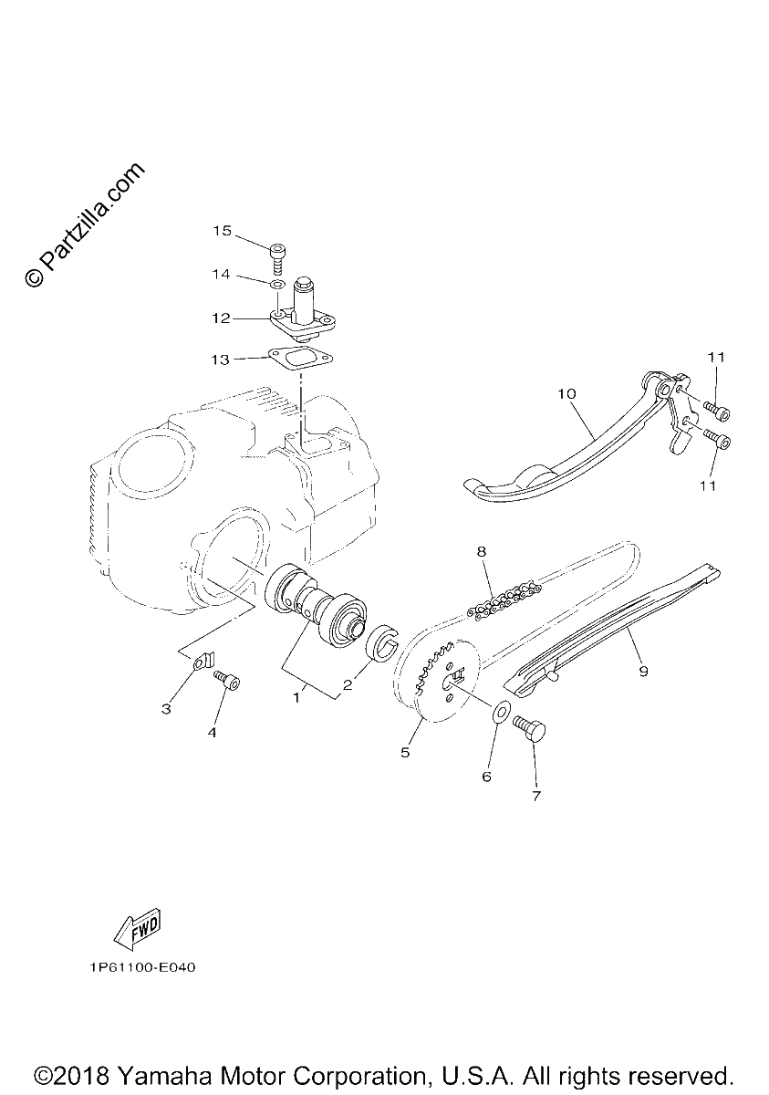 Diagrama de CAMSHAFT CHAIN