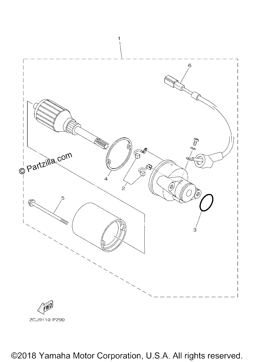 Diagrama de STARTING MOTOR