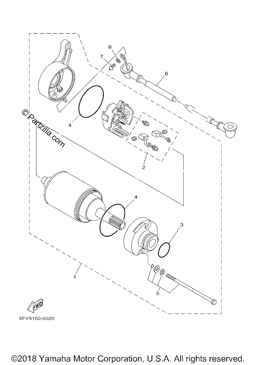 Diagrama de STARTING MOTOR