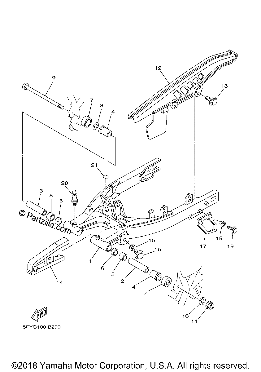 Diagrama de REAR ARM