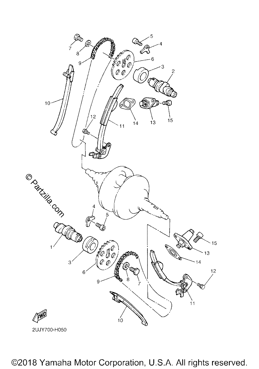 Diagrama de CAMSHAFT CHAIN