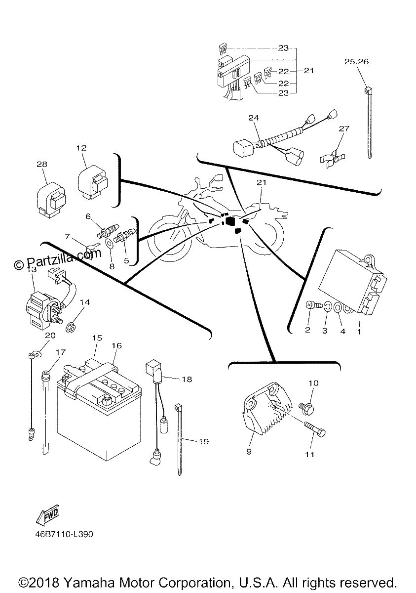 Diagrama de ELECTRICAL 1