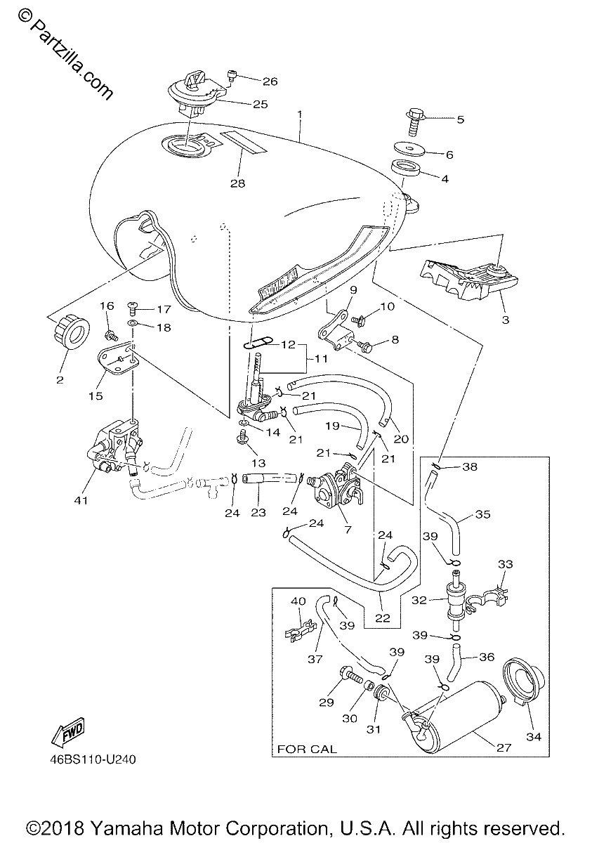 Diagrama de FUEL TANK