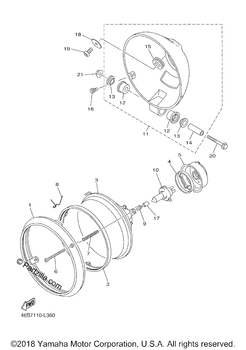 Diagrama de HEADLIGHT