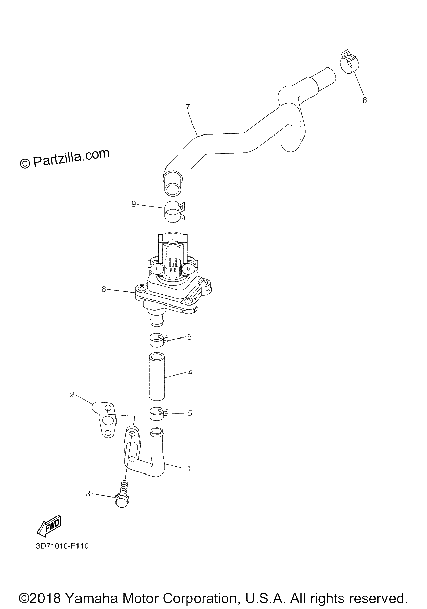 Diagrama de AIR INDUCTION SYSTEM