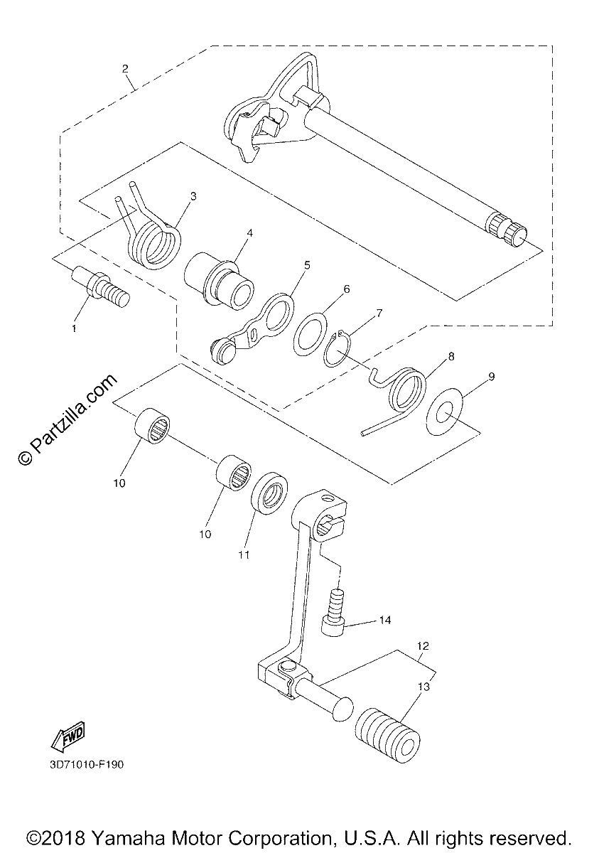 Diagrama de SHIFT SHAFT