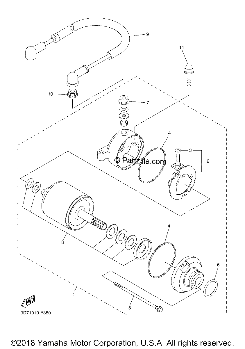 Diagrama de STARTING MOTOR