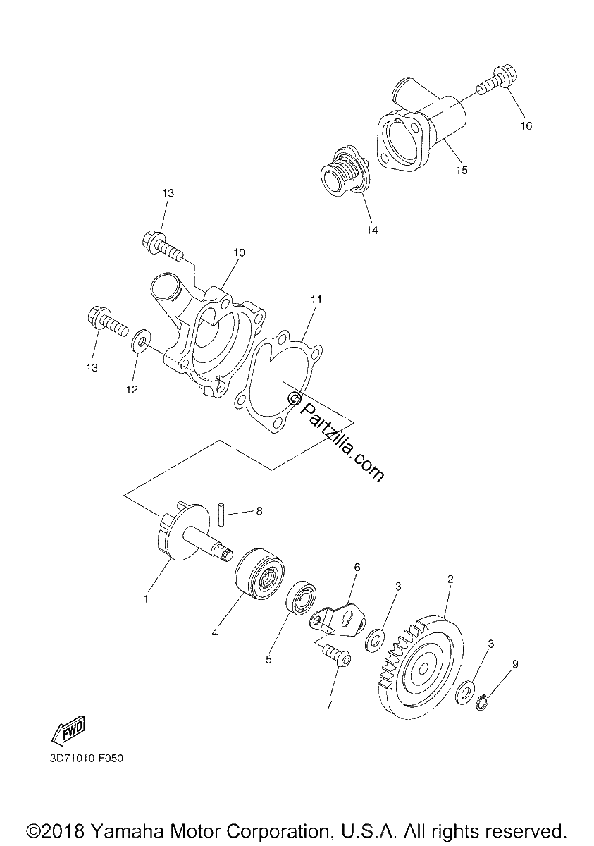 Diagrama de WATER PUMP