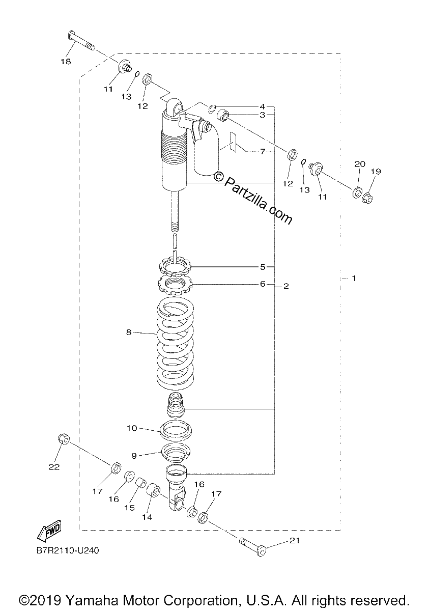 Diagrama de REAR SUSPENSION