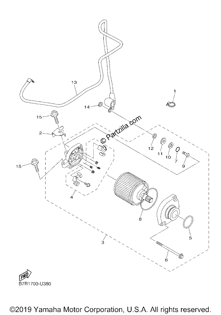 Diagrama de STARTING MOTOR