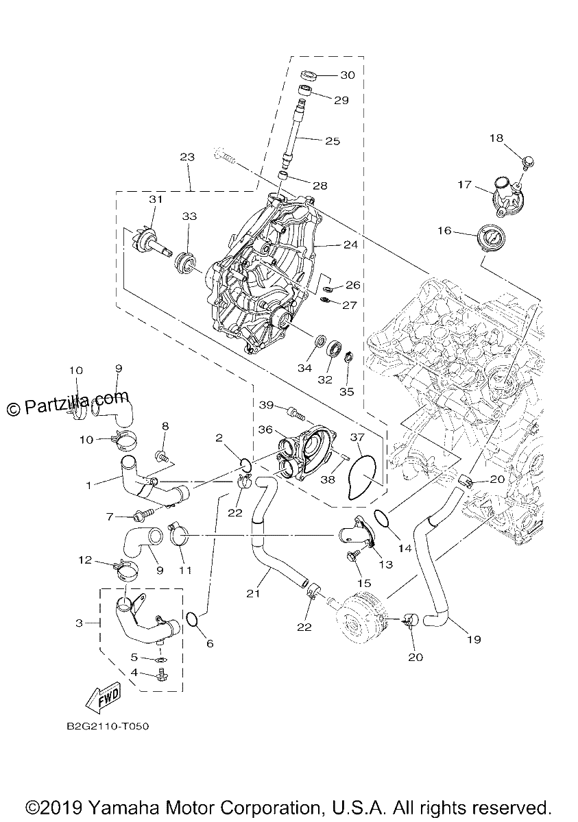 Diagrama de WATER PUMP