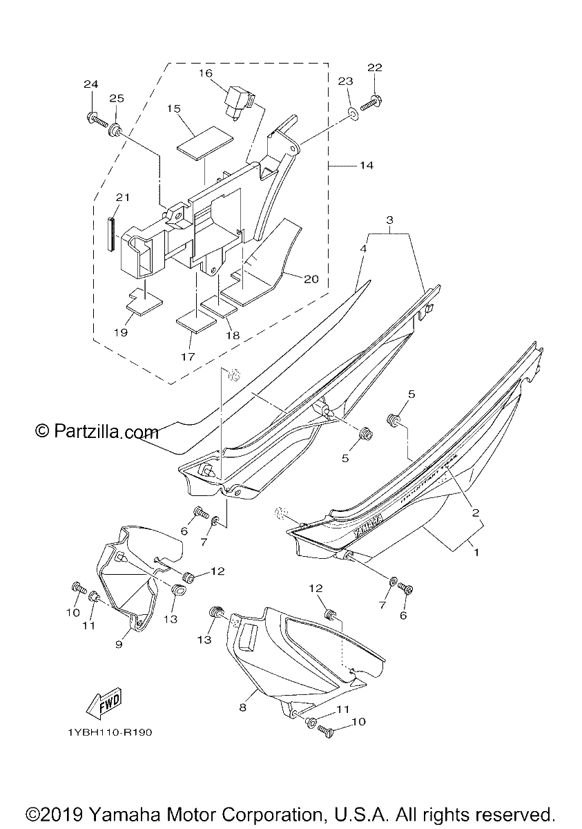 Diagrama de SIDE COVER