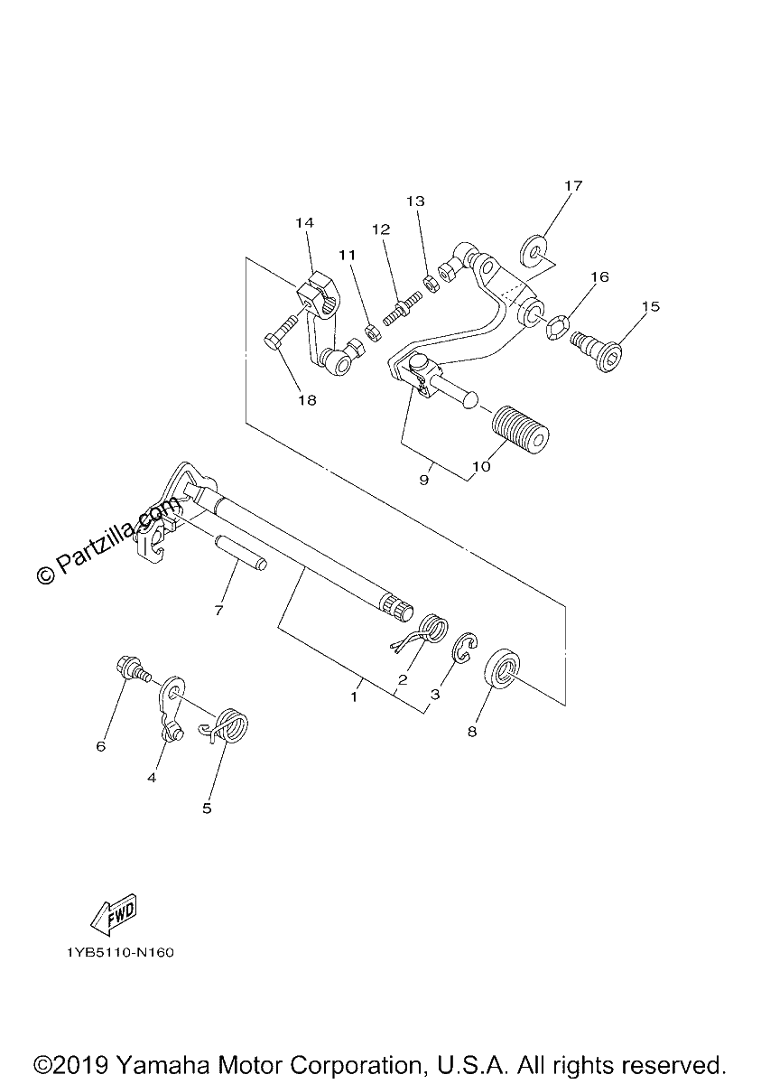 Diagrama de SHIFT SHAFT