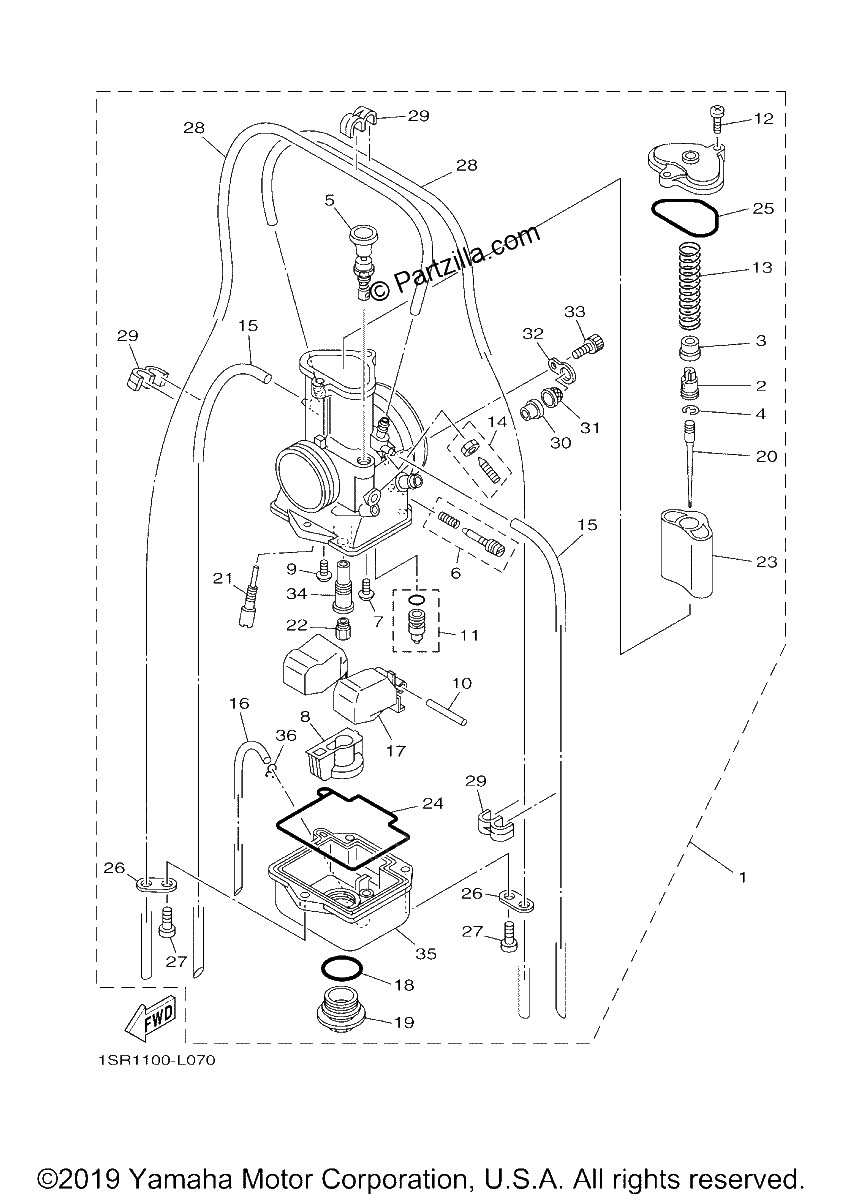 Diagrama de CARBURETOR