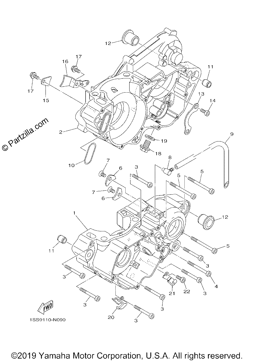 Diagrama de CRANKCASE
