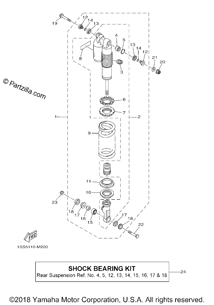 Diagrama de REAR SUSPENSION