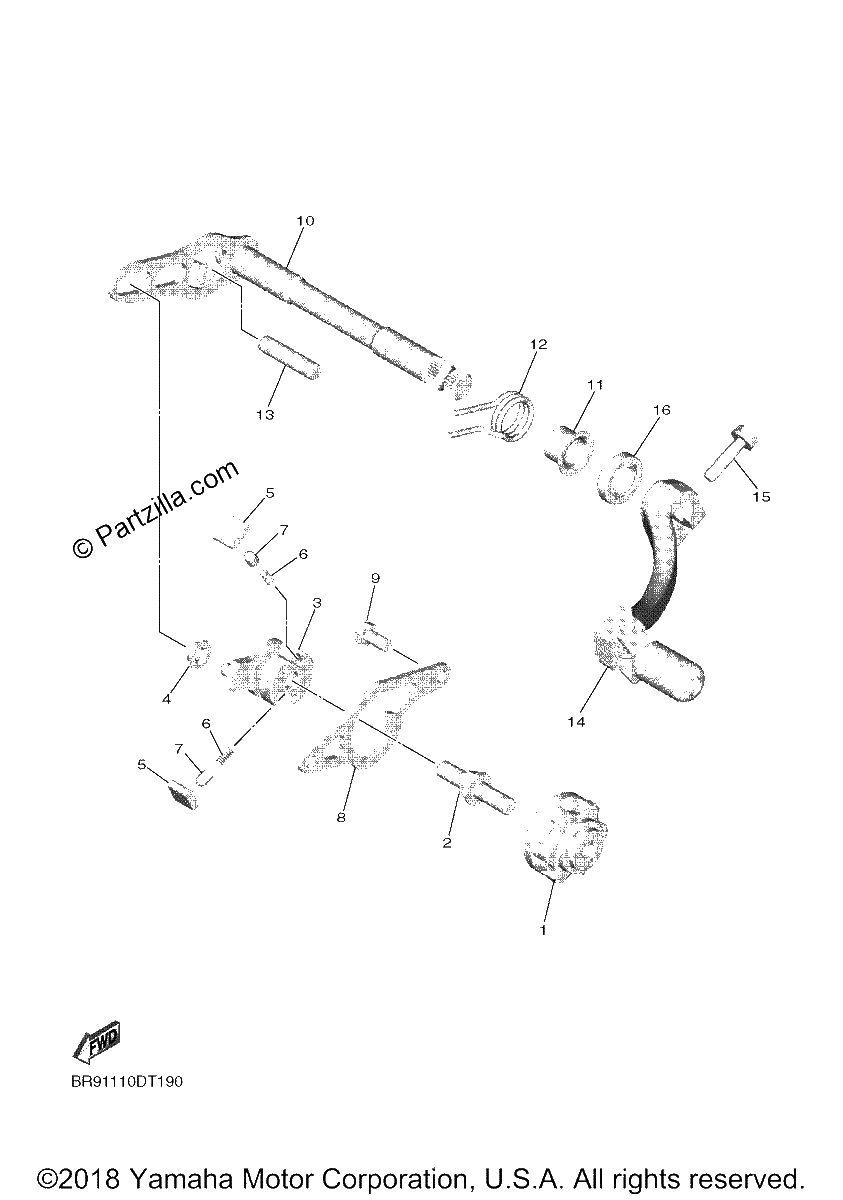 Diagrama de SHIFT SHAFT