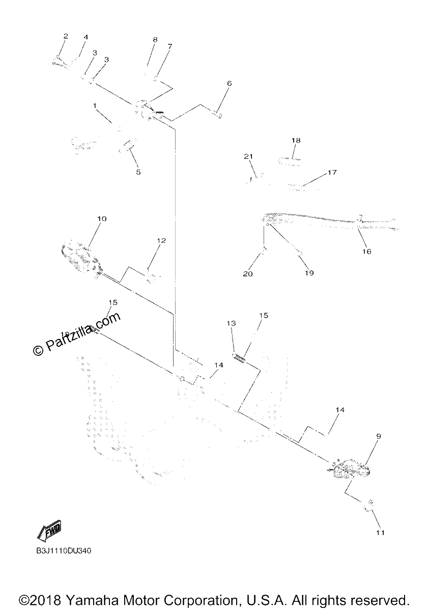 Diagrama de STAND FOOTREST