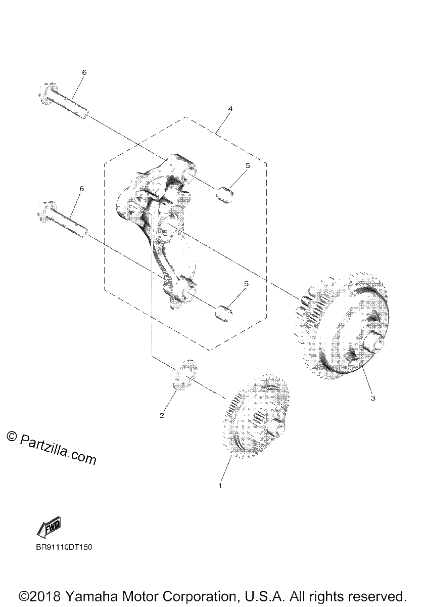 Diagrama de STARTER CLUTCH