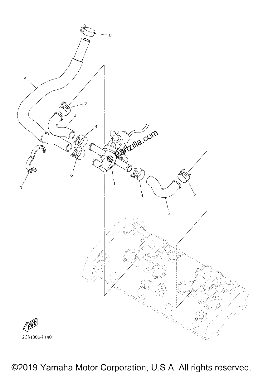 Diagrama de AIR INDUCTION SYSTEM