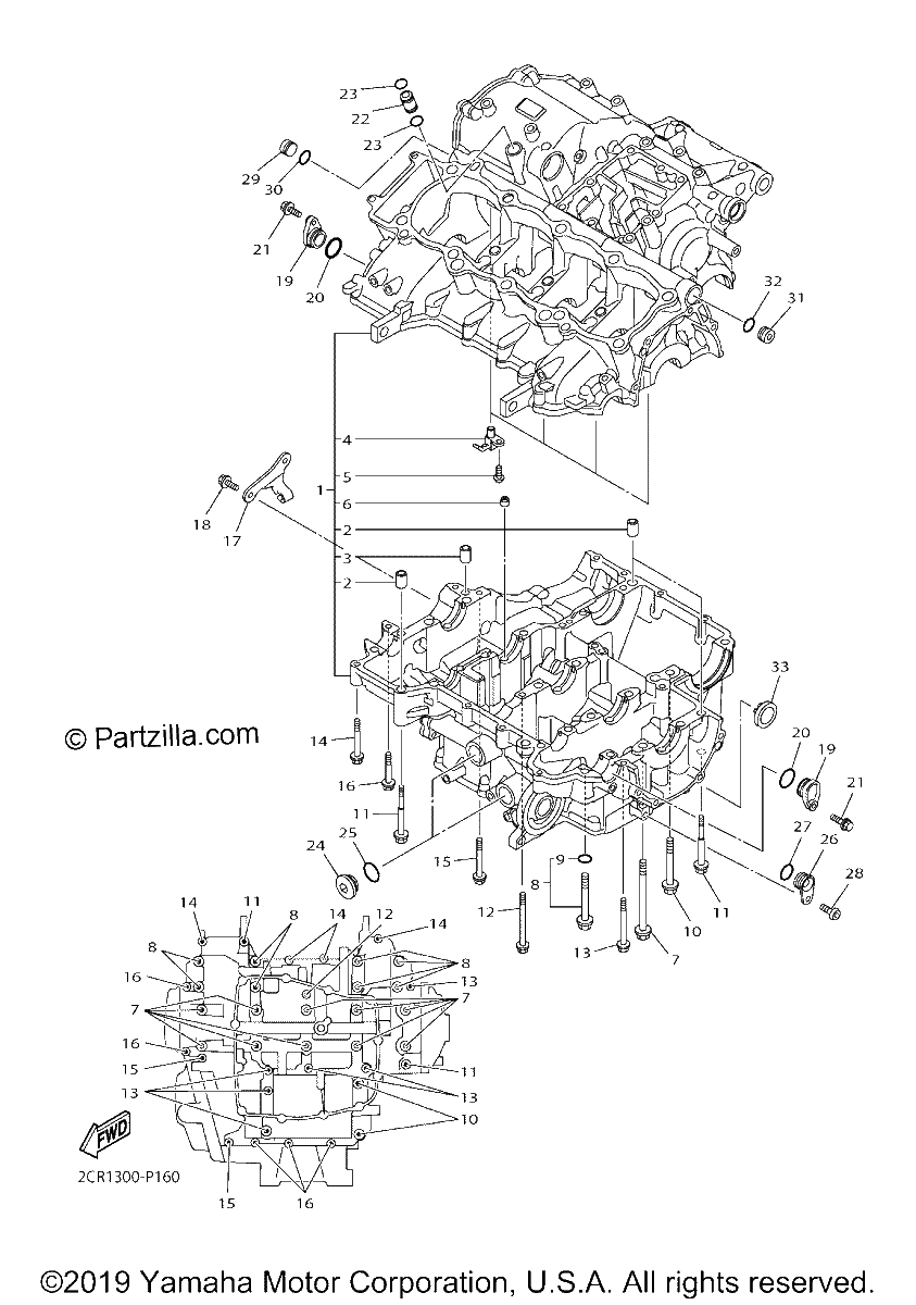 Diagrama de CRANKCASE