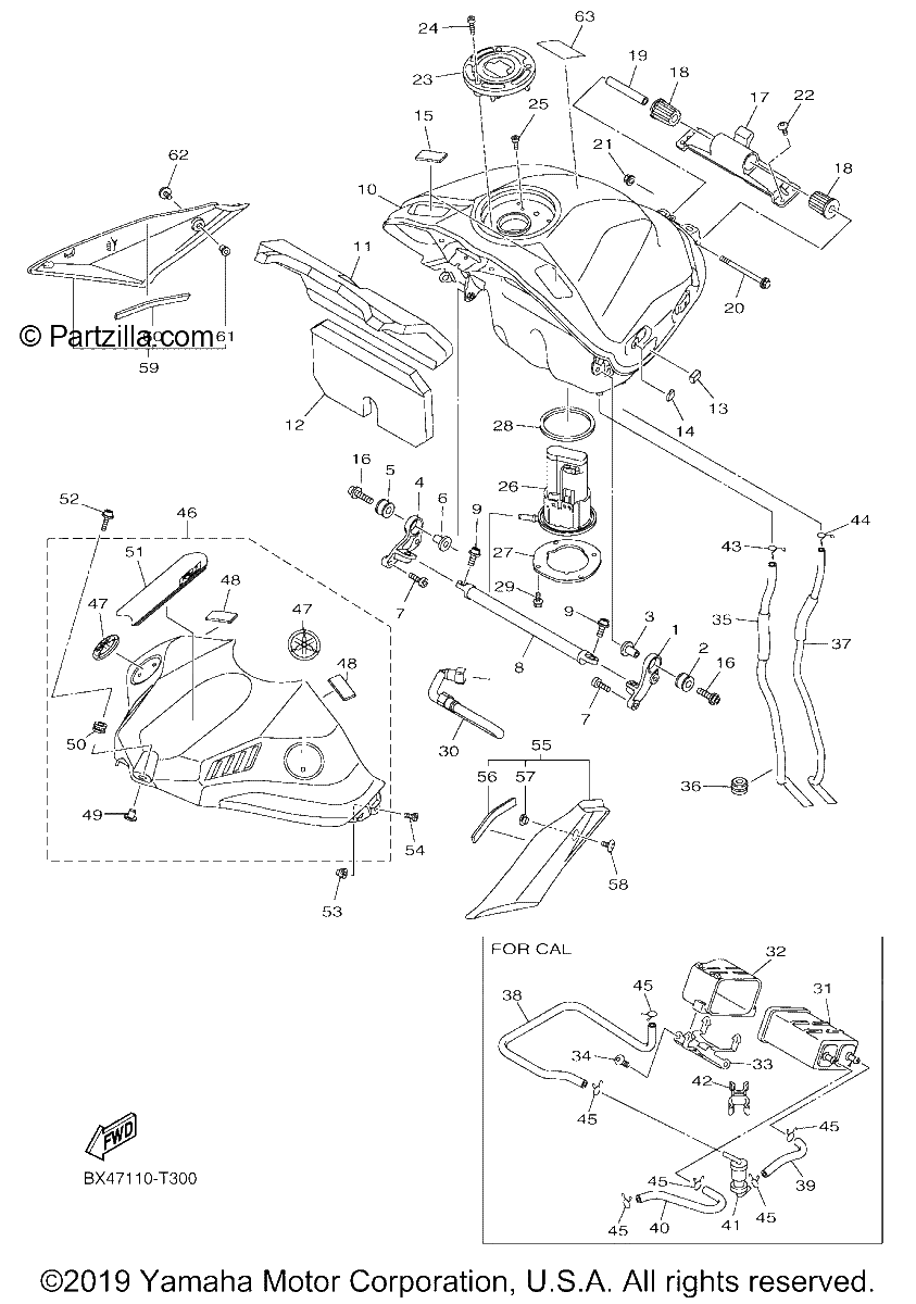 Diagrama de FUEL TANK