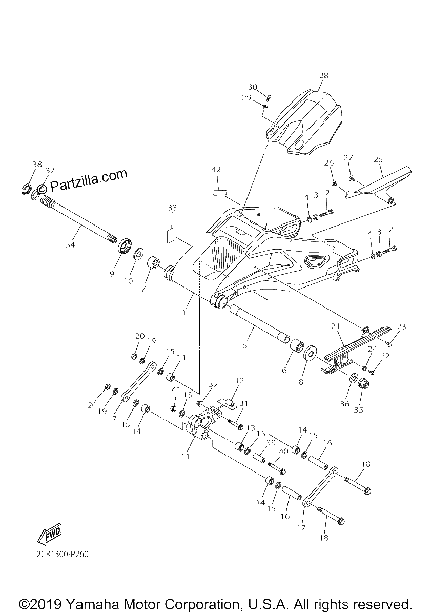 Diagrama de REAR ARM