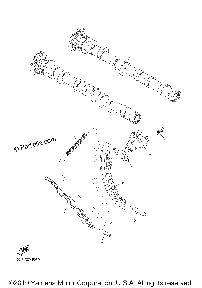 Diagrama de CAMSHAFT CHAIN