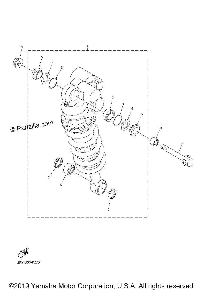 Diagrama de REAR SUSPENSION