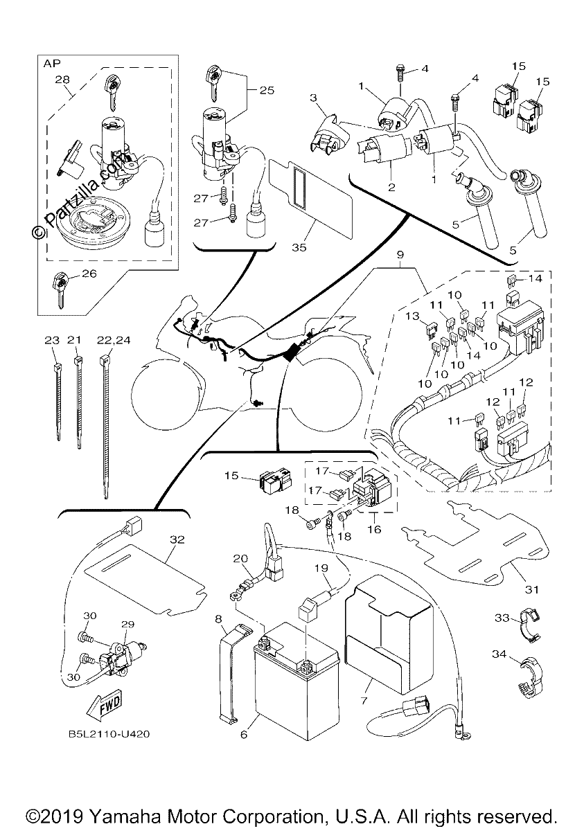 Diagrama de ELECTRICAL 1