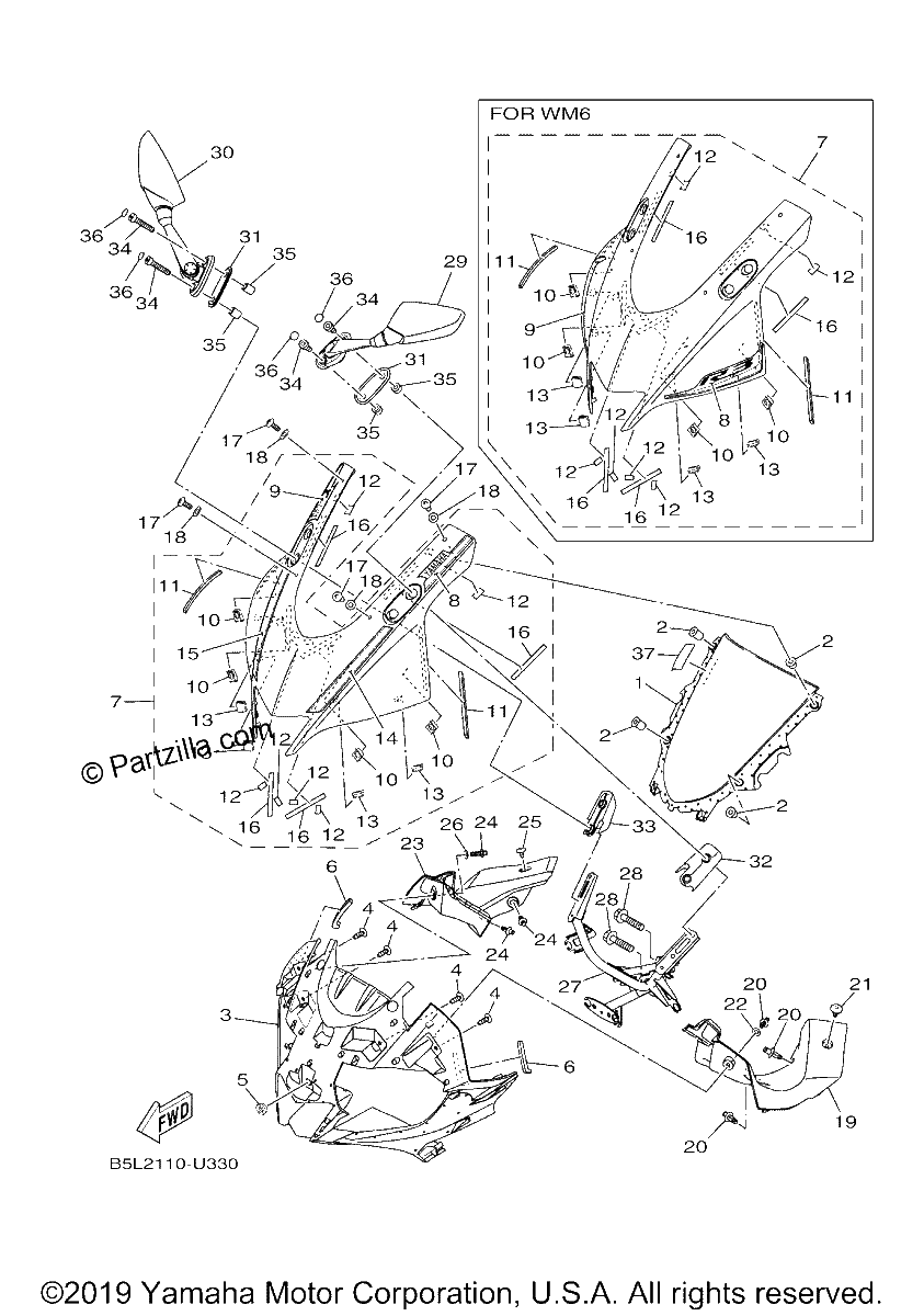 Diagrama de WINDSHIELD