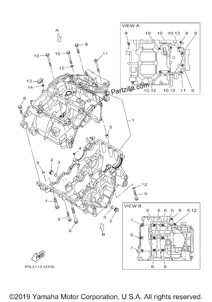 Diagrama de CRANKCASE
