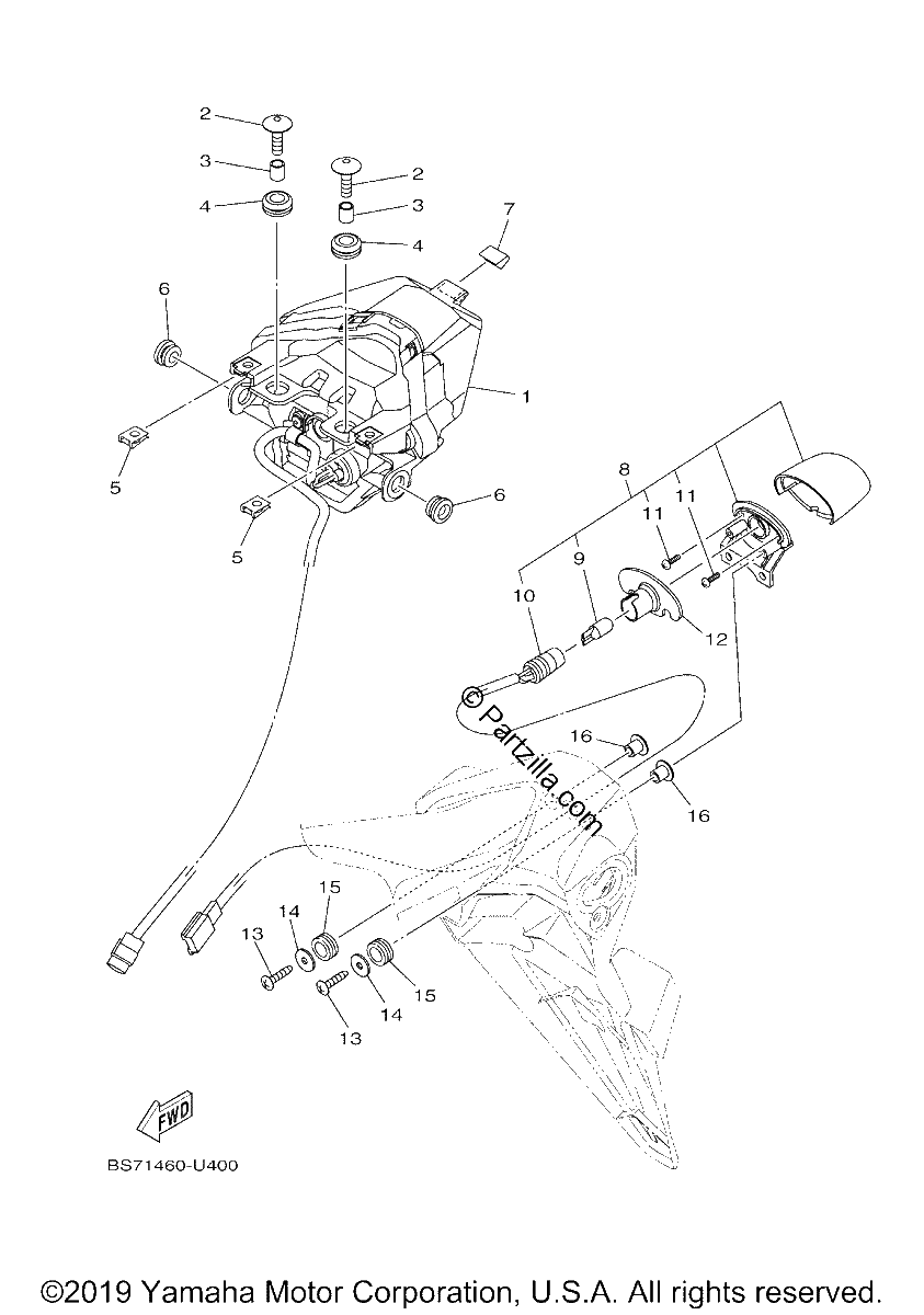 Diagrama de TAILLIGHT