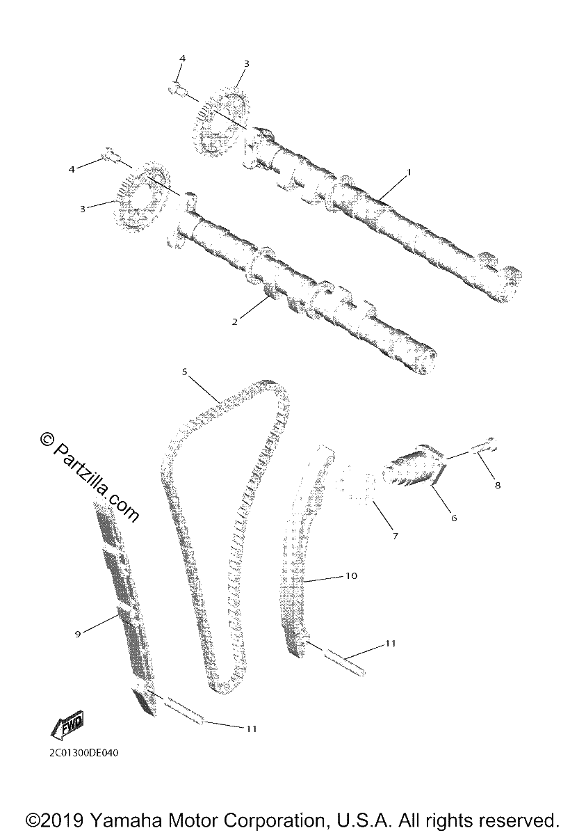 Diagrama de CAMSHAFT CHAIN