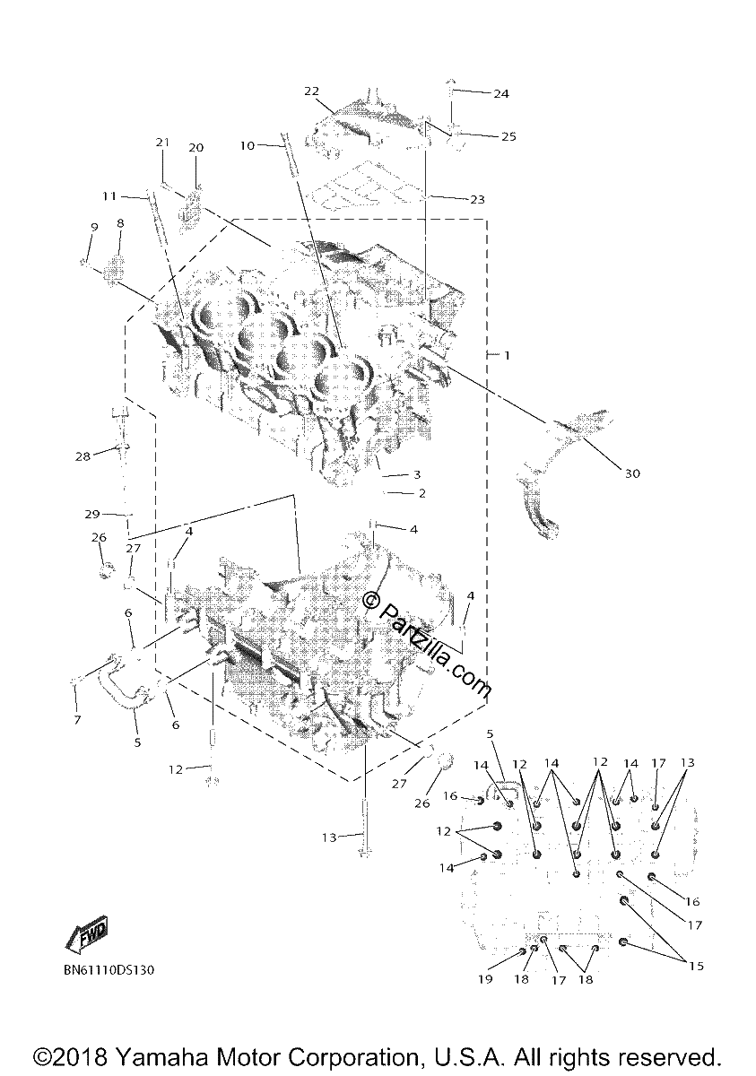 Diagrama de CRANKCASE