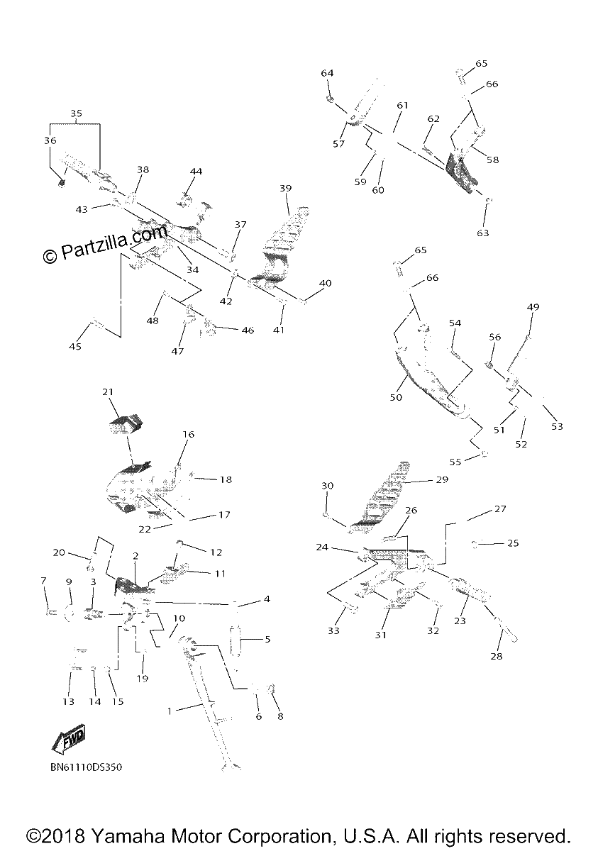 Diagrama de STAND FOOTREST