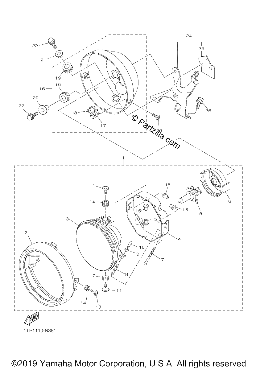 Diagrama de HEADLIGHT