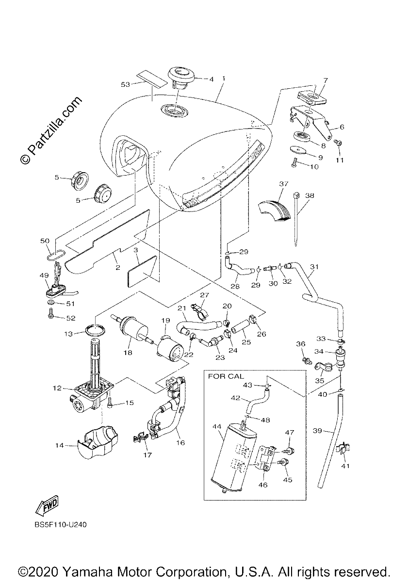 Diagrama de FUEL TANK