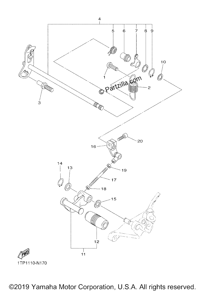 Diagrama de SHIFT SHAFT
