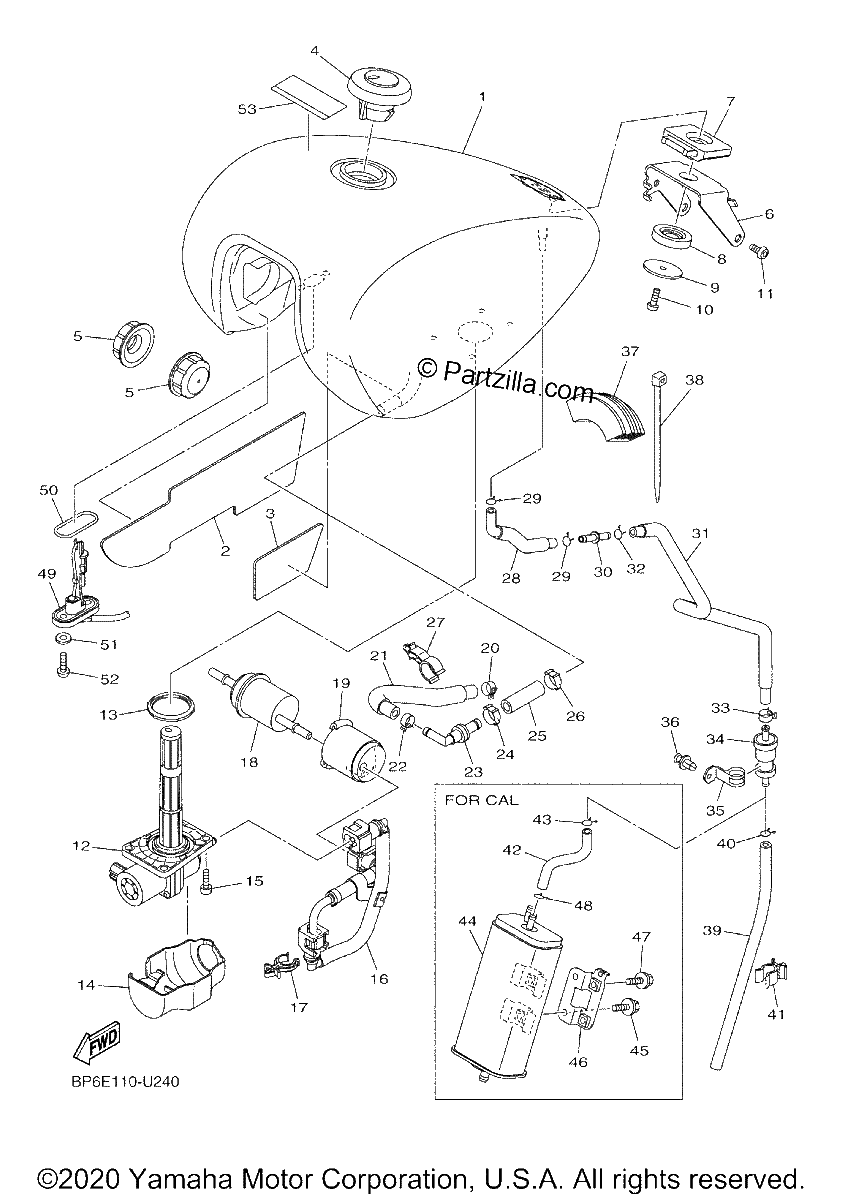 Diagrama de FUEL TANK