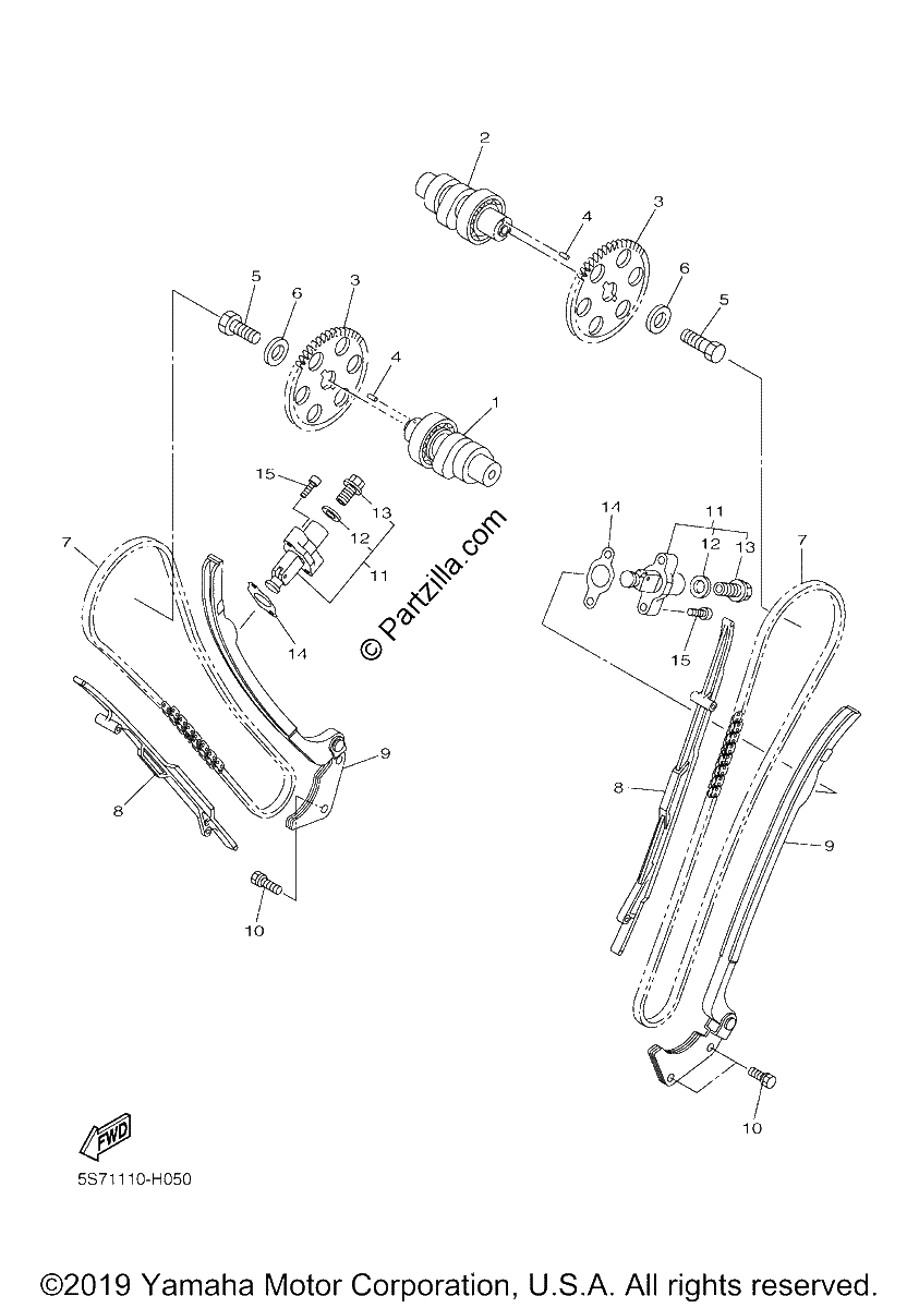 Diagrama de CAMSHAFT CHAIN