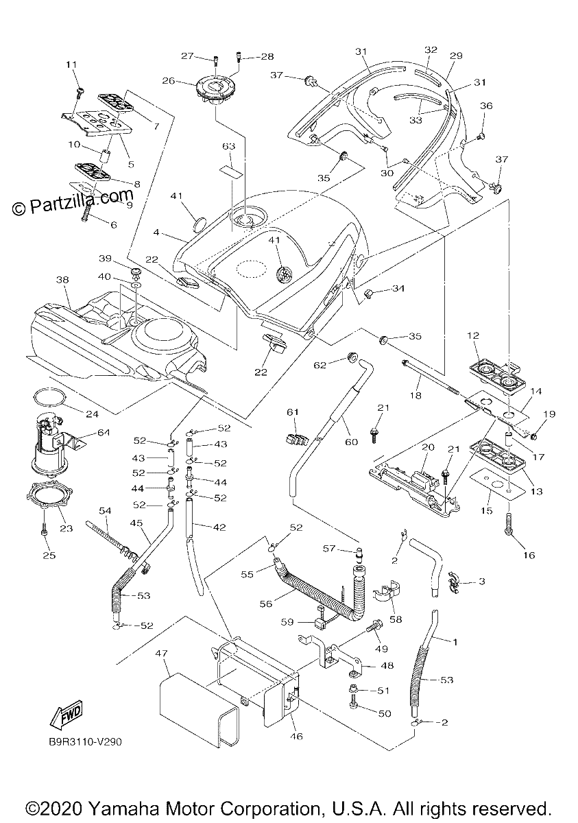 Diagrama de FUEL TANK